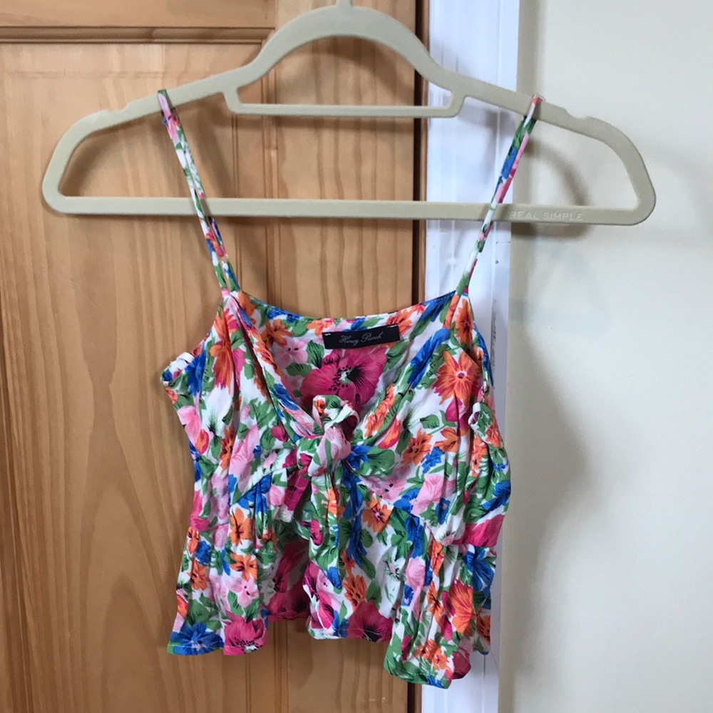 Honey punch crop top